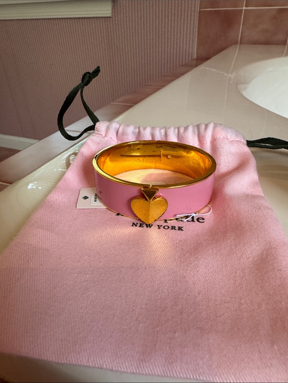 Kate spade hot pink bangle
